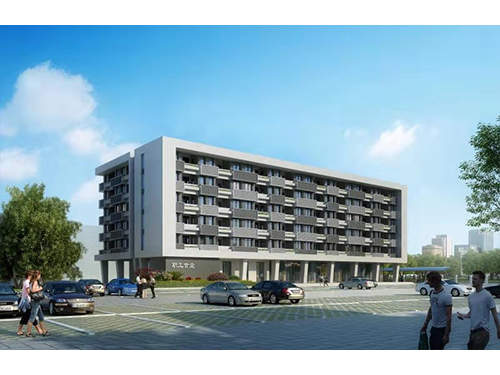 翔宇工業(yè)園建設效果圖-宿舍樓